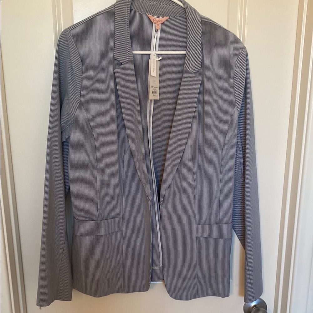 Women's Striped Blazer